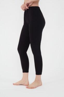 Alternative view of Kadın Siyah Yün Tayt